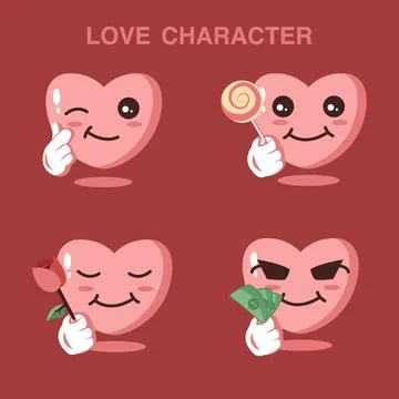 LOVE CHARACTER Stock Illustration