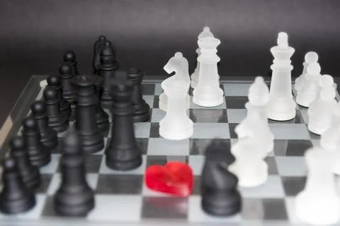 Love chess Stock Photos