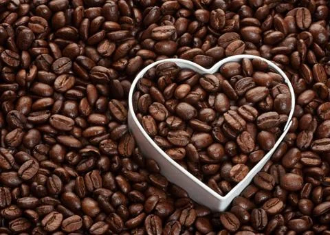 In love with coffee Stock Photos
