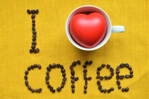 Love coffee Stock Photos
