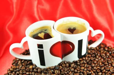 Love coffee Stock Photos