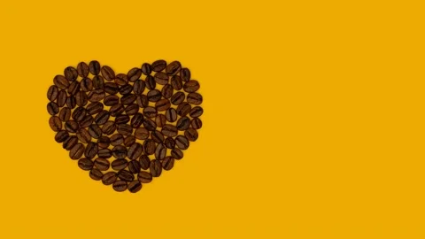 Love to coffee. Stop motion animation video 4K. Stock Footage 237908751