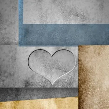 Love colored paper background Stock Illustration
