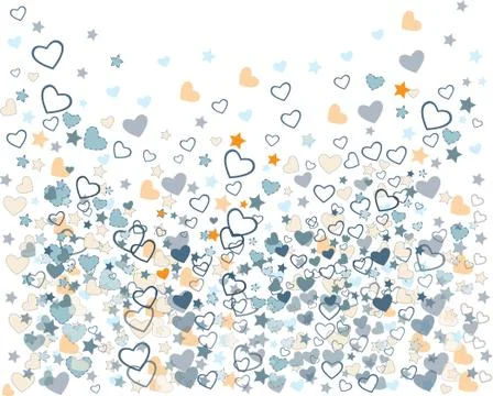 Love colorful seamless patterns Stock Illustration
