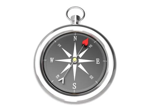 Love Compass Illustrazione stock