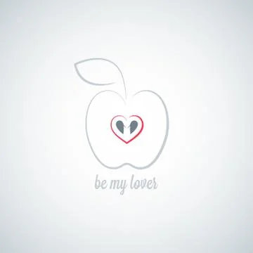 Love concept ornate vector background Stock Illustration