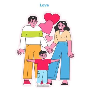 Love concept. Vector illustration. イラスト素材
