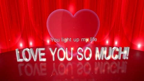 Love confession Video stock 89659209