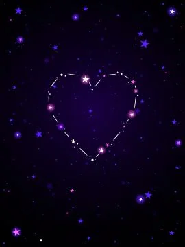 Love constellation Stock Illustration