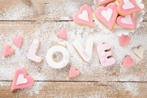 Love cookies. Stock Photos