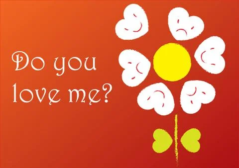LOVE DAISY Stock Illustration
