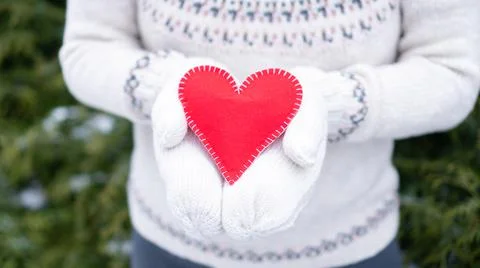Love declaration message concept. Cute greeting card for valentine's day. Stock Photos