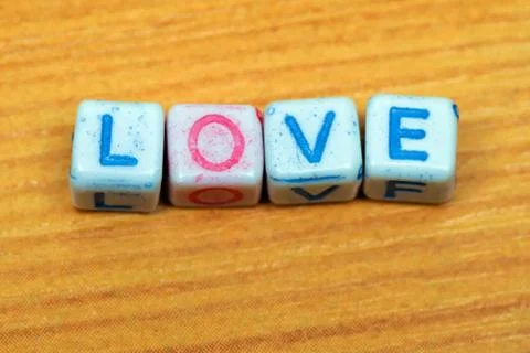 Love dices Stock-Fotos