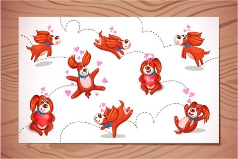 Love of a dog Illustrazione stock
