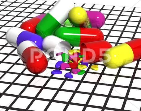 Love is the drug Stock Illustration