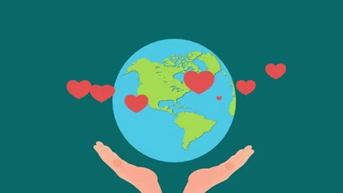 Love The Earth 動画素材 257387038