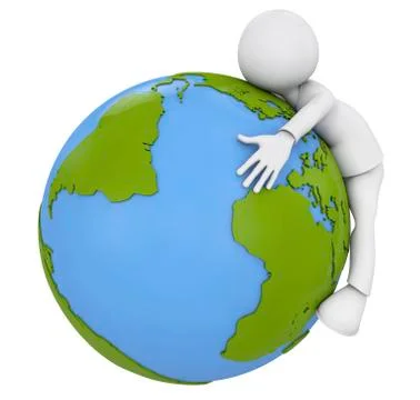 Love earth Stock Illustration