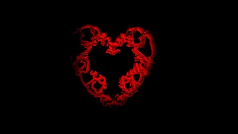 Love Element Motion Background VJ Video stock 72782903