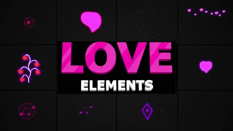 Love Elements Collection Pack Stock Footage 130920478