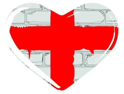 Love england Stock Illustration