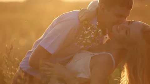 Love Field Sunset Stock Footage 54044993