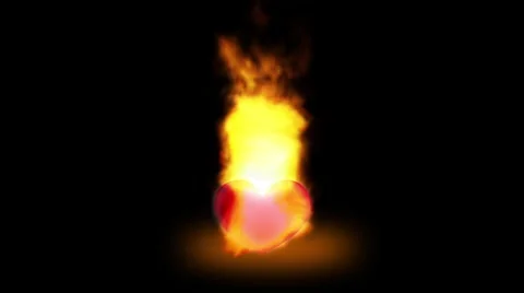 Love Fire 17s 스톡 동영상 3464078