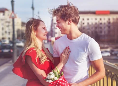 Love at first sight Stock Photos