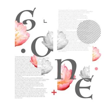 Love flower background Stock Illustration