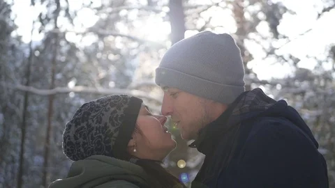 Love in the forest Stock Footage 69906301