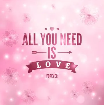 Love forever vector Stock Illustration