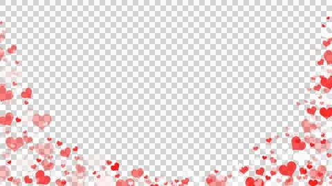 Love frame at bottom  Stock Illustration