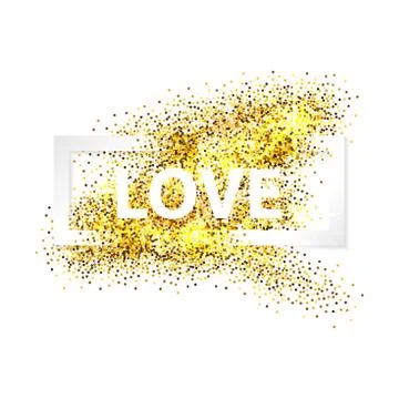 Love with frame Stock Illustration