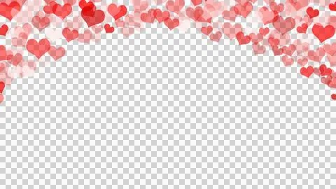 Love frame top side Stock Illustration