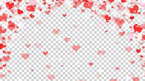 Love frame at top side with sparkle light Stock Illustration