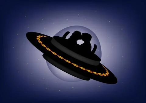 Love in the future Stock Illustration