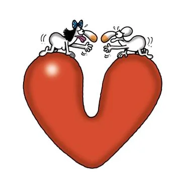 Love Gap Stock Illustration