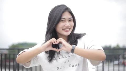 Love Gesture Stock Footage 111127112