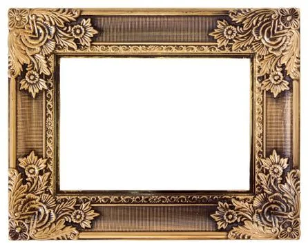 Love gold frame Stock Illustration