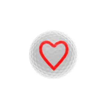 Love golf ! Stock Illustration