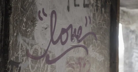 Love Graffiti Stock Footage 164133254