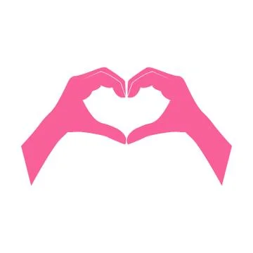 Love Hand Gesture Vector Illustration Graphic Stockillustratie