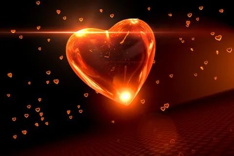 Love Heart Background Illustrazione stock