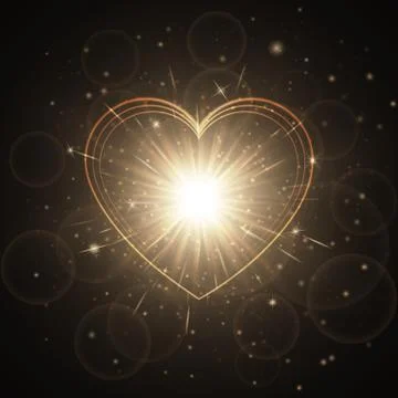 Love heart background Stock Illustration