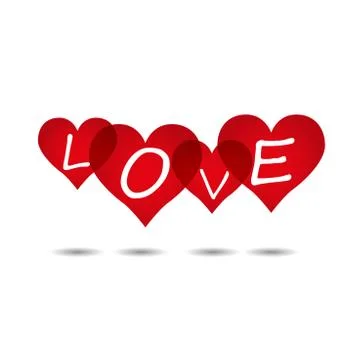 Love Heart Backgrounds Stock Illustration