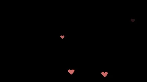 Love heart blinking on black background. Valentines Day concept Stock Footage 123146446