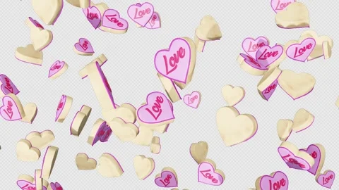 Love Heart Cookie Vídeo Stock 301613174