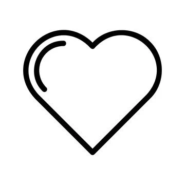 Love like heart e commerce icon Stock Illustration