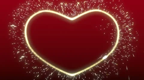 Love heart Stock Footage 10910715