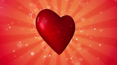 Love Heart Stock Footage 54055322