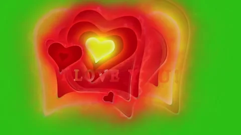 Love heart Stock Footage 261435689